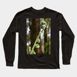 Unfurling tree fern. Long Sleeve T-Shirt